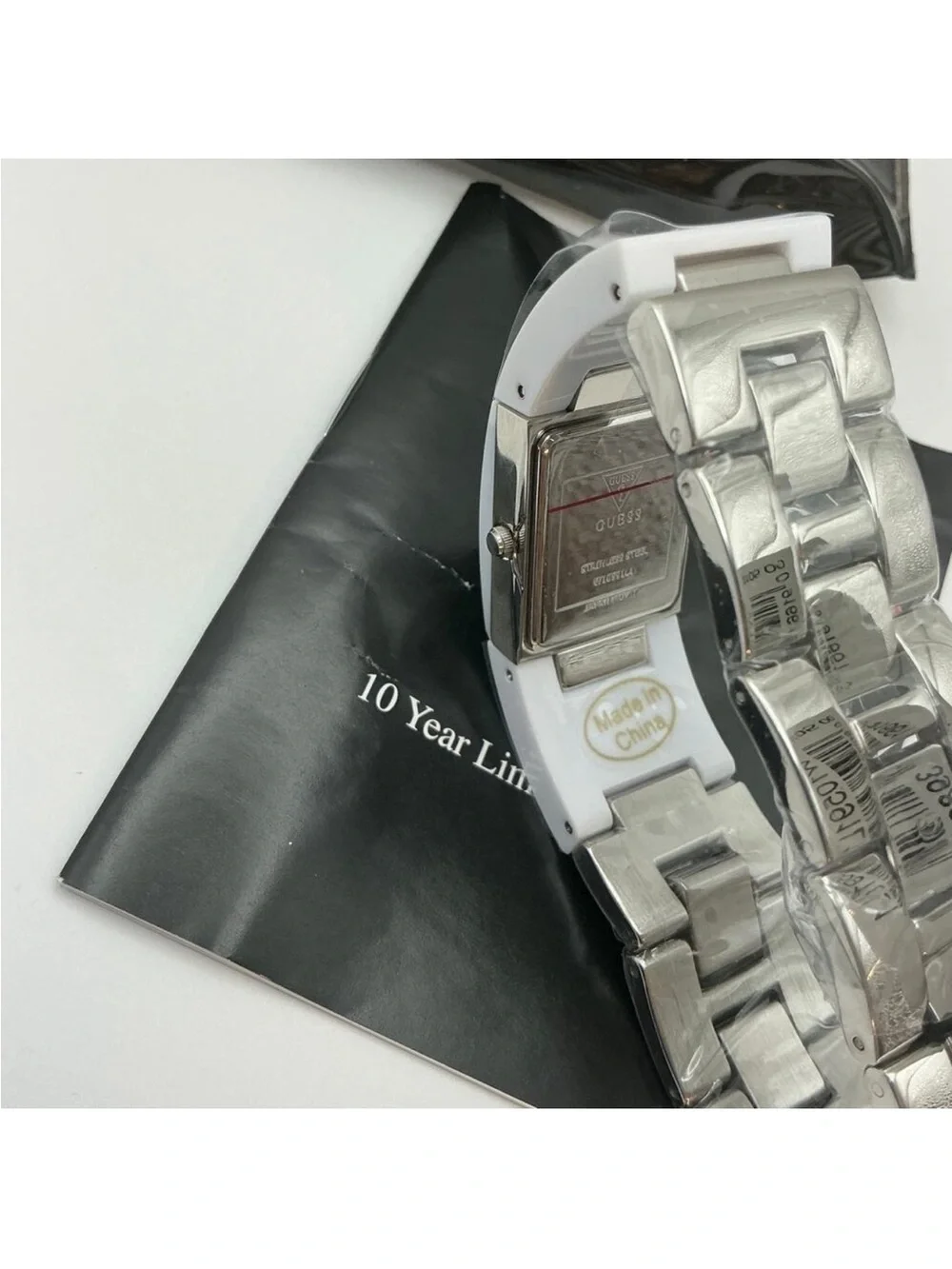 Guess White Bangle Watch Women's New with Papers NEW
